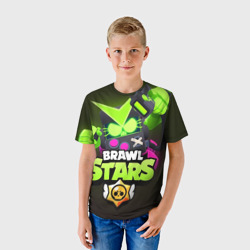 Детская футболка 3D Brawl Stars Virus 8 Bit - фото 2