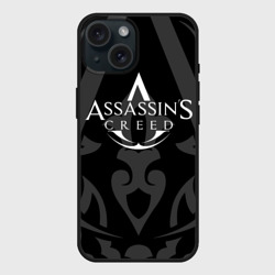 Чехол силиконовый для Apple iPhone 15 матовый Assassin`s Creed
