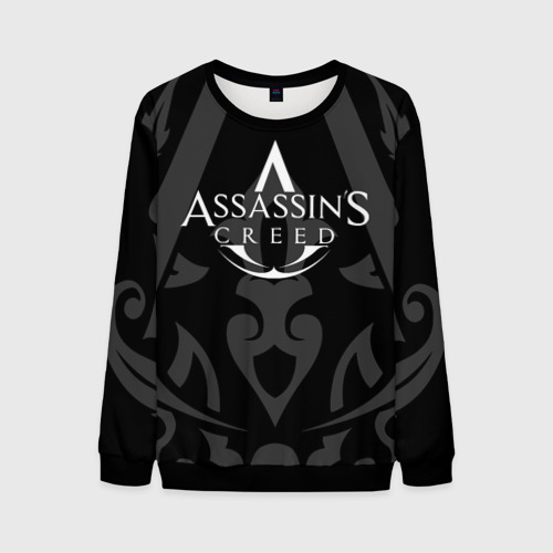 Мужской свитшот 3D Assassin`s Creed, цвет черный