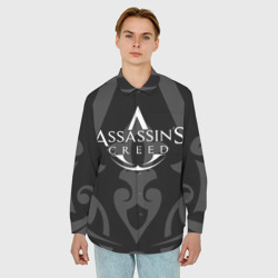 Мужская рубашка oversize 3D Assassin`s Creed - фото 2