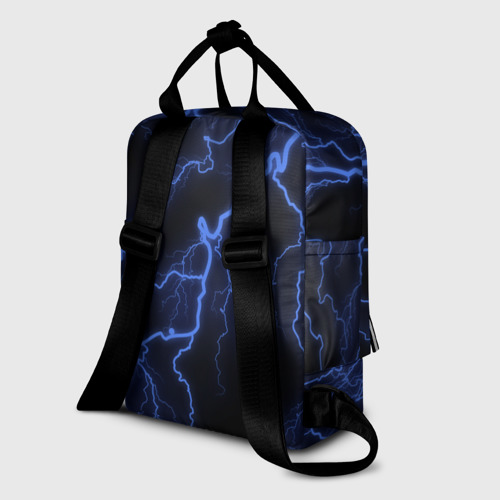Женский рюкзак 3D с принтом Brawl Stars LEON, вид сзади #1