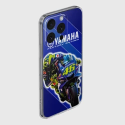 Чехол для iPhone 16 Pro Max силиконовый с защитой камеры Valentino Rossi - фото 2