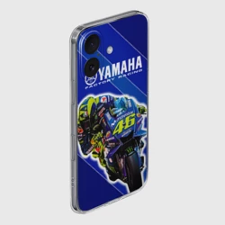 Чехол для iPhone 16 силиконовый с защитой камеры Valentino Rossi - фото 2
