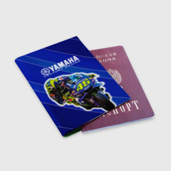 Обложка для паспорта матовая кожа Valentino Rossi - фото 2