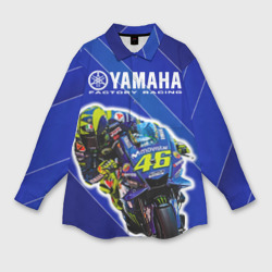 Женская рубашка oversize 3D Valentino Rossi