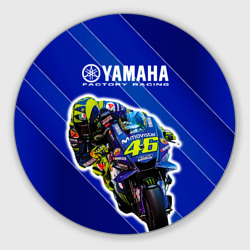 Круглый коврик для мышки Valentino Rossi