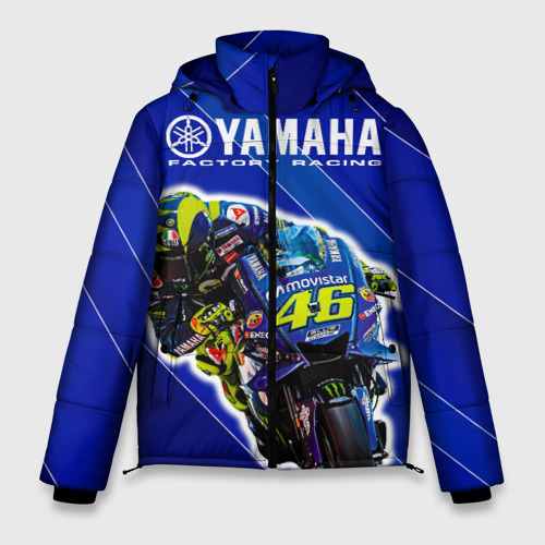 Мужская зимняя куртка 3D Valentino Rossi, цвет светло-серый