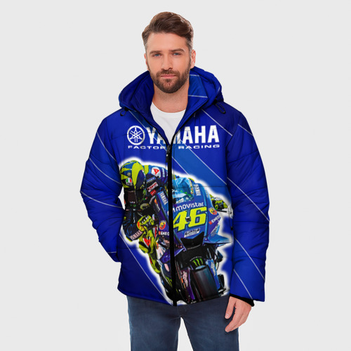 Мужская зимняя куртка 3D Valentino Rossi, цвет светло-серый - фото 3