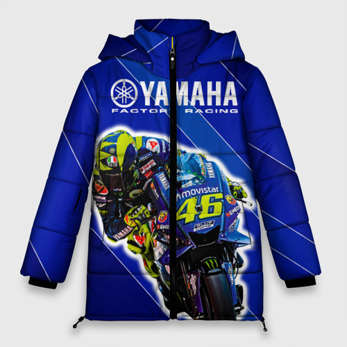 Женская зимняя куртка Oversize Valentino Rossi, цвет черный