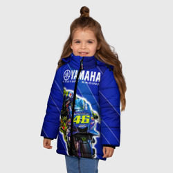 Зимняя куртка для девочек 3D Valentino Rossi - фото 2