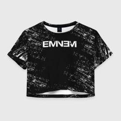 Женская футболка Crop-top 3D Eminem