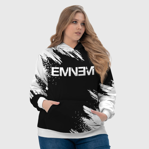 Женская толстовка 3D Eminem, цвет 3D печать - фото 6