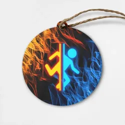 Деревянная игрушка круг Portal