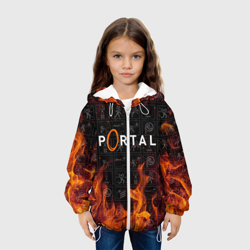 Детская куртка 3D Portal, цвет белый - фото 4