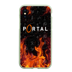 Чехол для iPhone XS Max матовый Portal