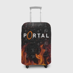 Чехол для чемодана 3D Portal