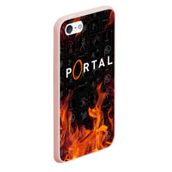 Чехол для iPhone 5/5S матовый Portal - фото 2