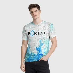 Мужская футболка 3D Portal - фото 2
