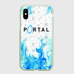 Чехол для iPhone XS Max матовый Portal