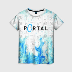 Женская футболка 3D Portal