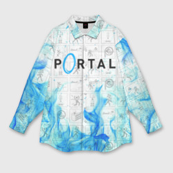 Мужская рубашка oversize 3D Portal