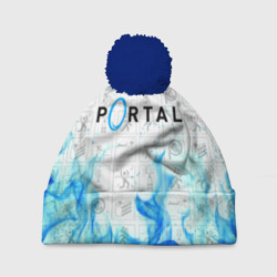 Шапка 3D c помпоном Portal