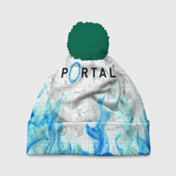 Шапка 3D c помпоном Portal
