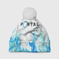 Шапка 3D c помпоном Portal