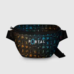 Поясная сумка 3D Портал 2 паттерн