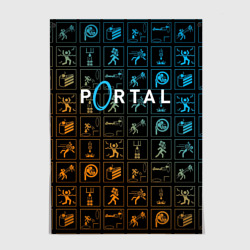Постер Портал 2 паттерн