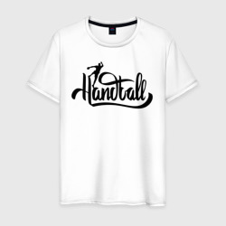 Мужская футболка хлопок Handball lettering