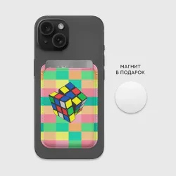 Картхолдер Magsafe магнитный Кубик Рубика - фото 2