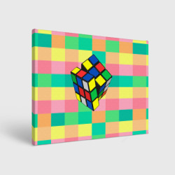 Холст прямоугольный Кубик Рубика