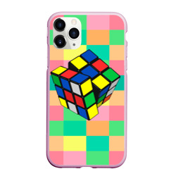 Чехол для iPhone 11 Pro Max матовый Кубик Рубика