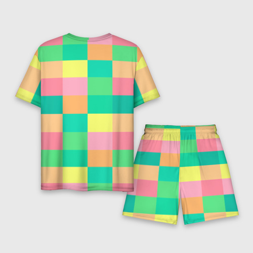 Мужской костюм с шортами 3D Кубик Рубика, цвет 3D печать - фото 2