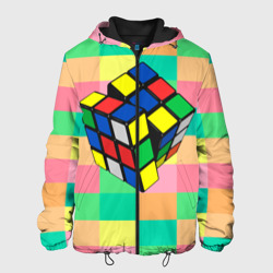 Мужская куртка 3D Кубик Рубика