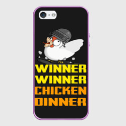 Чехол для iPhone 5/5S матовый Winner Chicken Dinner