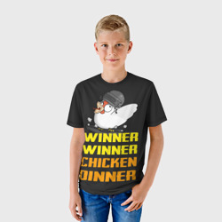 Детская футболка 3D Winner Chicken Dinner - фото 2