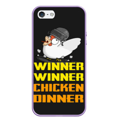 Чехол для iPhone 5/5S матовый Winner Chicken Dinner