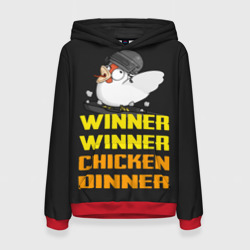 Женская толстовка 3D Winner Chicken Dinner