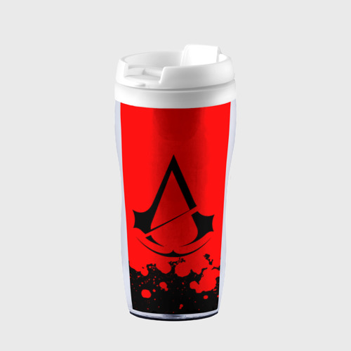 Термокружка-непроливайка Assassin`s Creed, цвет белый