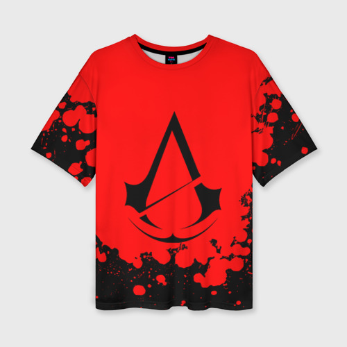 Женская футболка oversize 3D Assassin`s Creed, цвет 3D печать