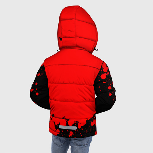 Зимняя куртка для мальчиков 3D Assassin`s Creed, цвет черный - фото 4