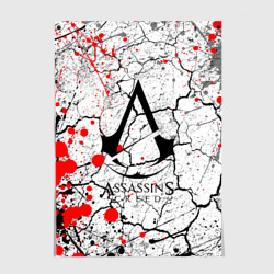Постер Ассасин крид с красными каплями