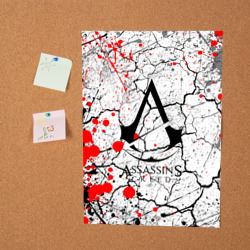 Постер Ассасин крид с красными каплями - фото 2