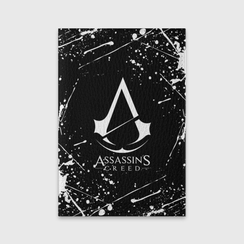 Обложка для паспорта матовая кожа Assassin`s Creed, цвет зеленый