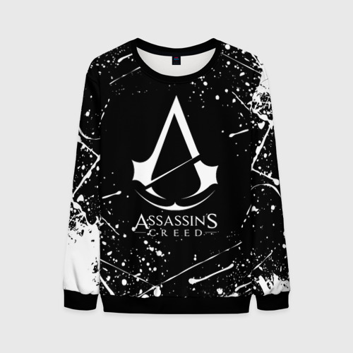 Мужской свитшот 3D Assassin`s Creed, цвет черный