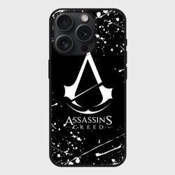 Чехол силиконовый для Apple iPhone 15 Pro матовый Assassin`s Creed