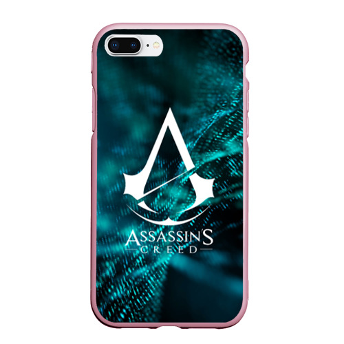 Чехол для iPhone 7Plus/8 Plus матовый Assassin`s Creed, цвет розовый