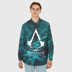 Мужская рубашка oversize 3D Assassin`s Creed - фото 2